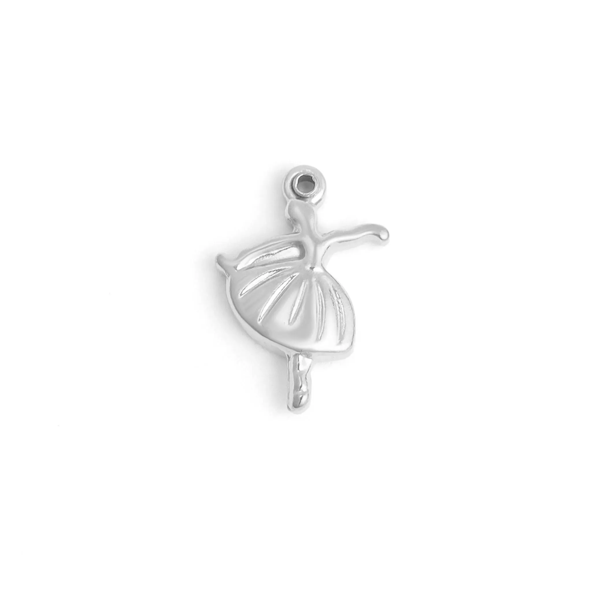 18K Gold PVD Stainless Steel Ballerina Charm / PDL0094