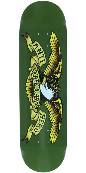 Anti-Hero Classic Eagle Skateboard Deck - Green - 8.38in x 32.25in