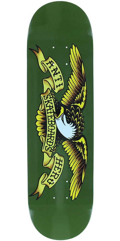 Anti-Hero Classic Eagle Skateboard Deck - Green - 8.38in x 32.25in