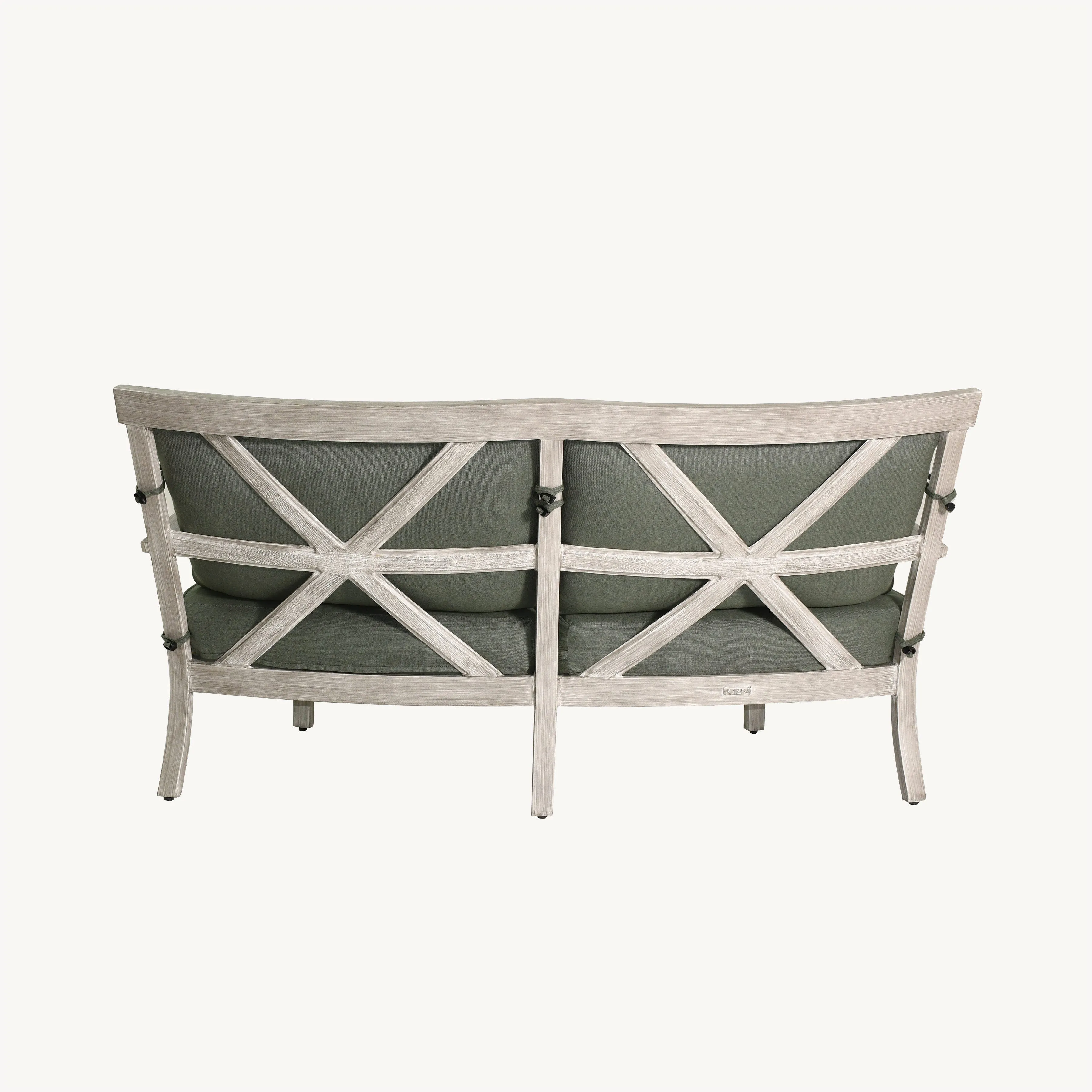 Antler Hill Cushioned Crescent Loveseat By Castelle