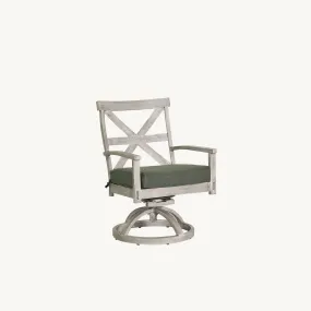 Antler Hill Formal Arm Dining Swivel Rocker By Castelle