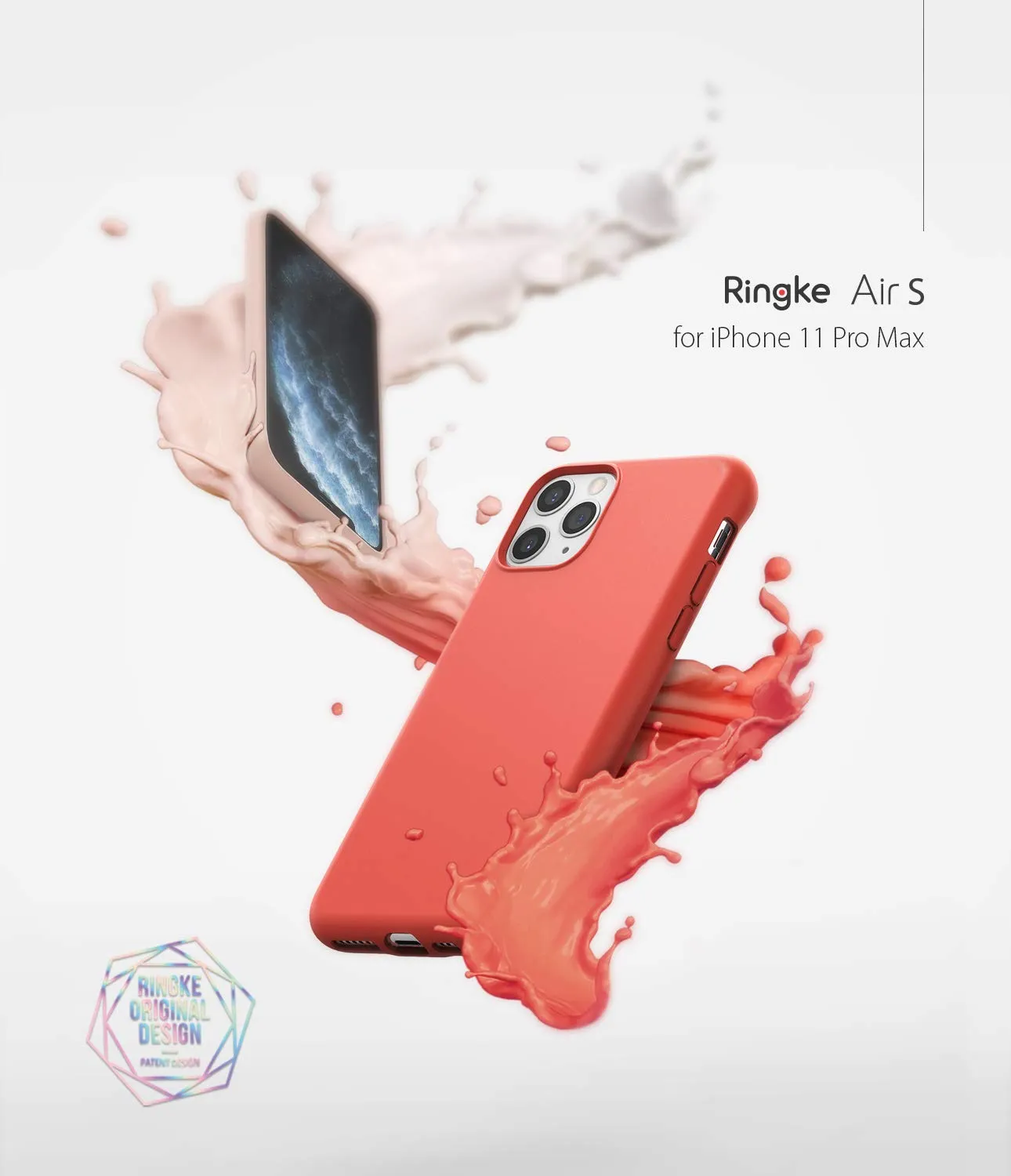 Apple iPhone 11 Pro Max Back Cover Case | Air-S - Pink Sand