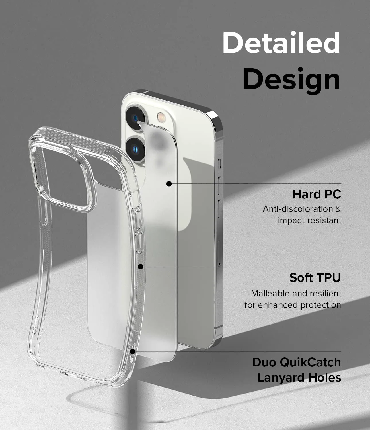 Apple iPhone 14 Pro Max Back Cover Case | Fusion - Matte Clear