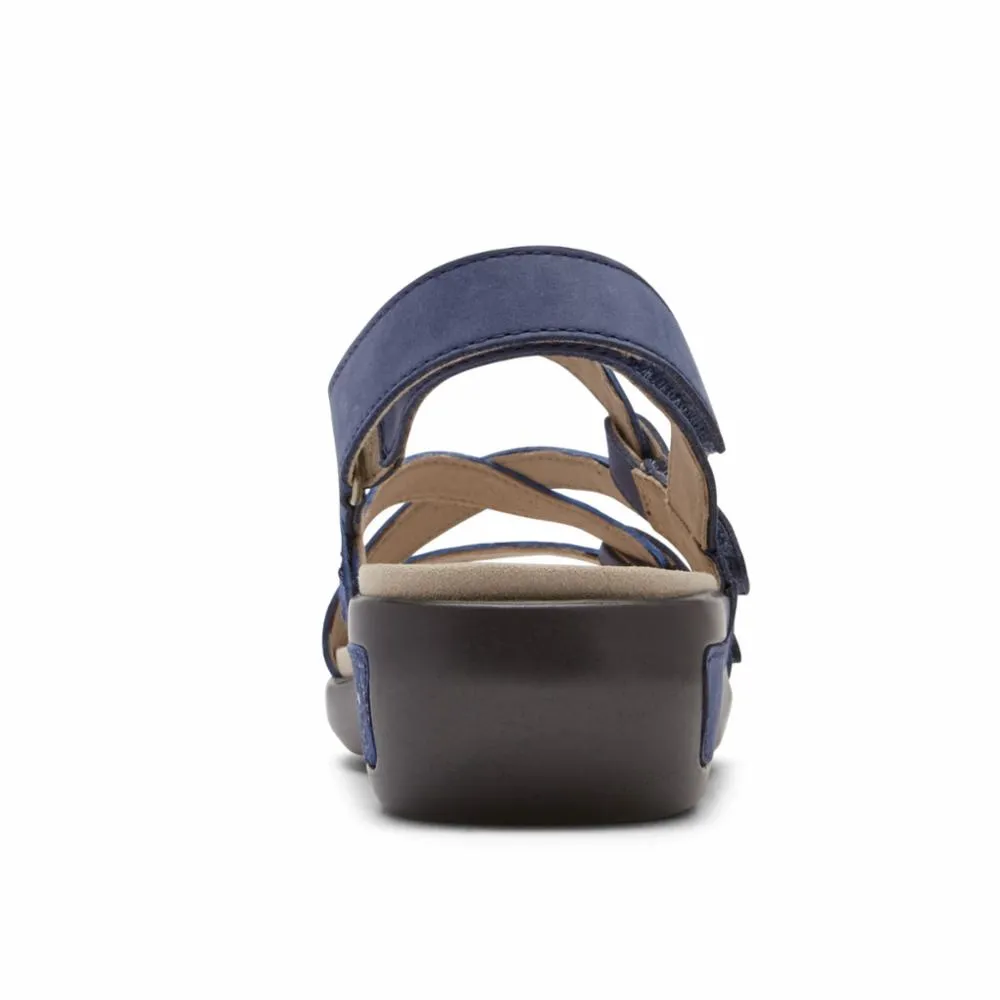 Aravon POWER COMFORT SANDALS STRAP SANDAL BLUE MULTI