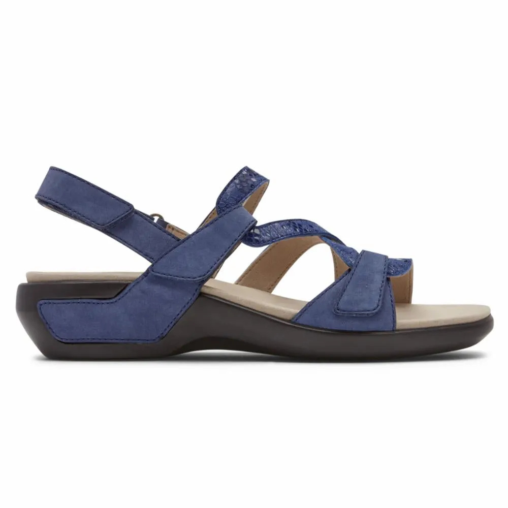 Aravon POWER COMFORT SANDALS STRAP SANDAL BLUE MULTI