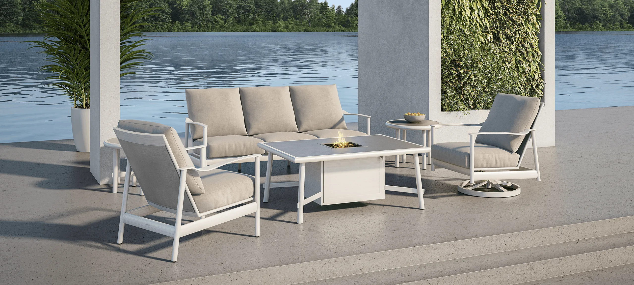 Barbados Cushion Lounge Sofa By Castelle