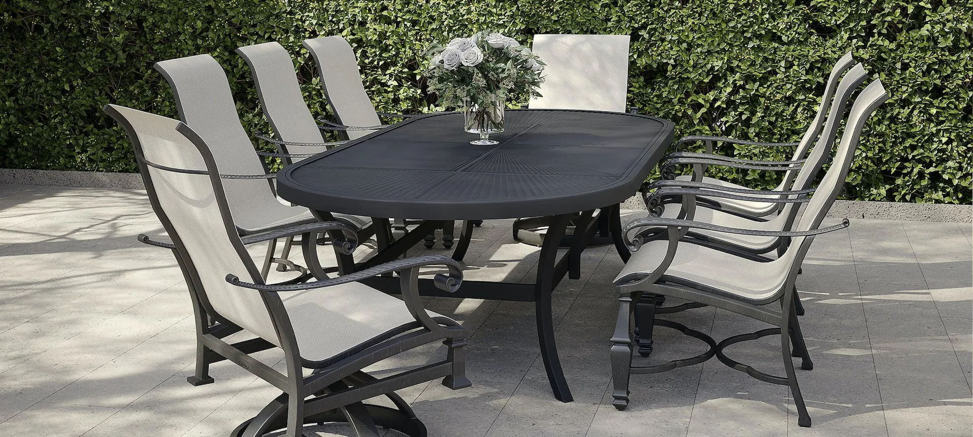 Bellagio Sling Dining Chair By Castelle