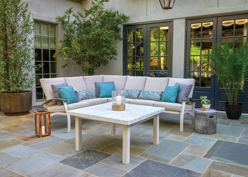 Belle Isle Cushion Sectional Set By Telescope