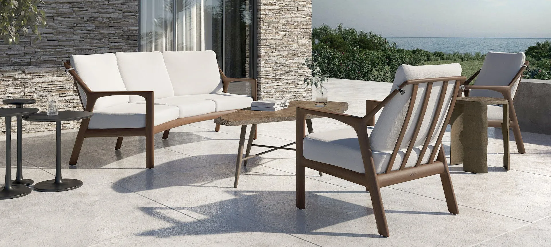 Berkeley Cushioned Crescent Sofa By Castelle
