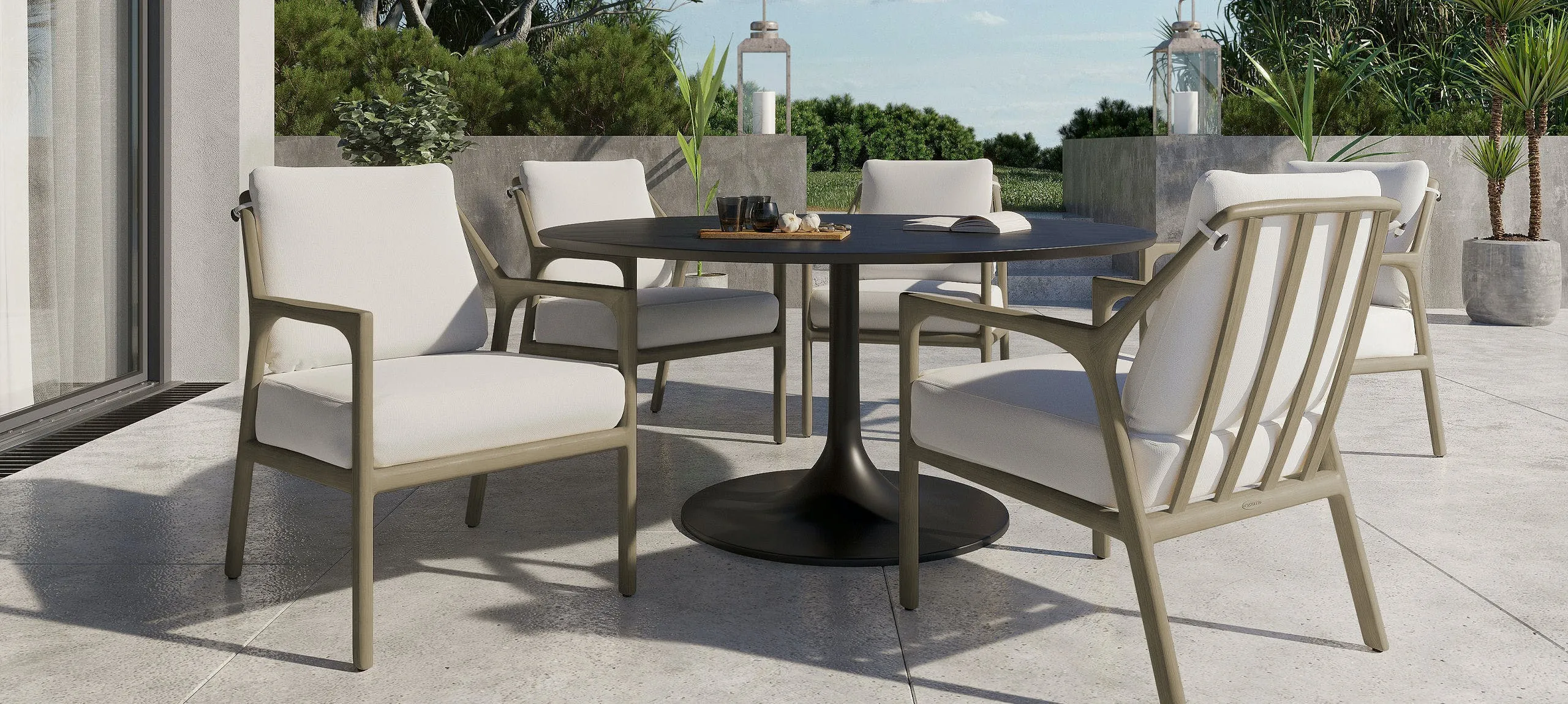 Berkeley Cushioned Dining Chair By Castelle