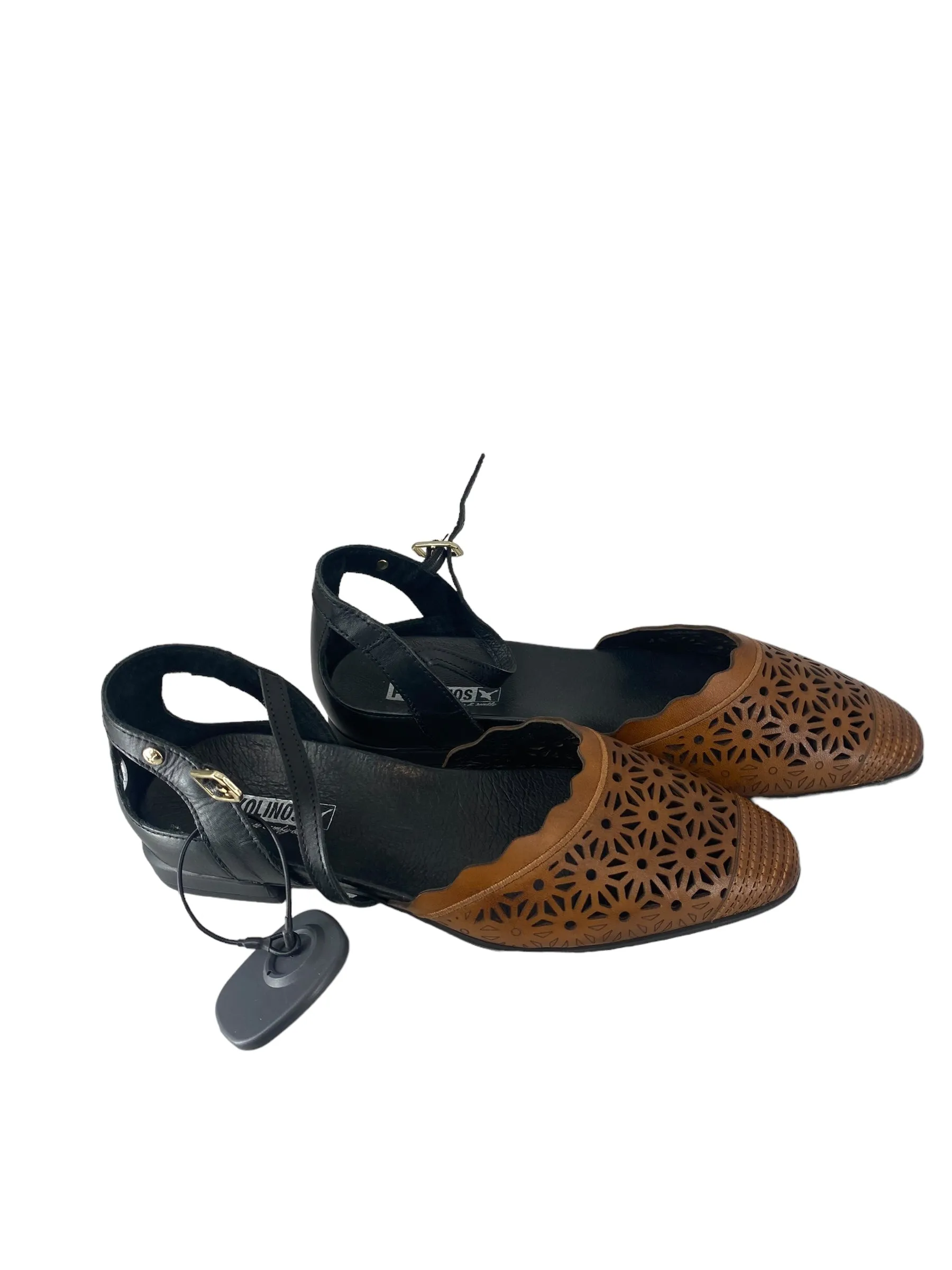 Black & Brown Shoes Flats Pikolinos, Size 6.5