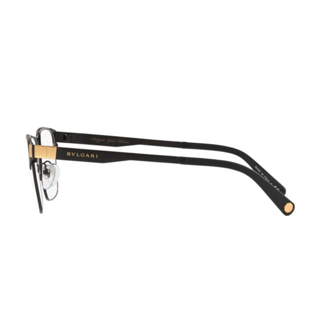 Bvlgari Women's Black Metal Square Eyeglasses BV1104K/4090