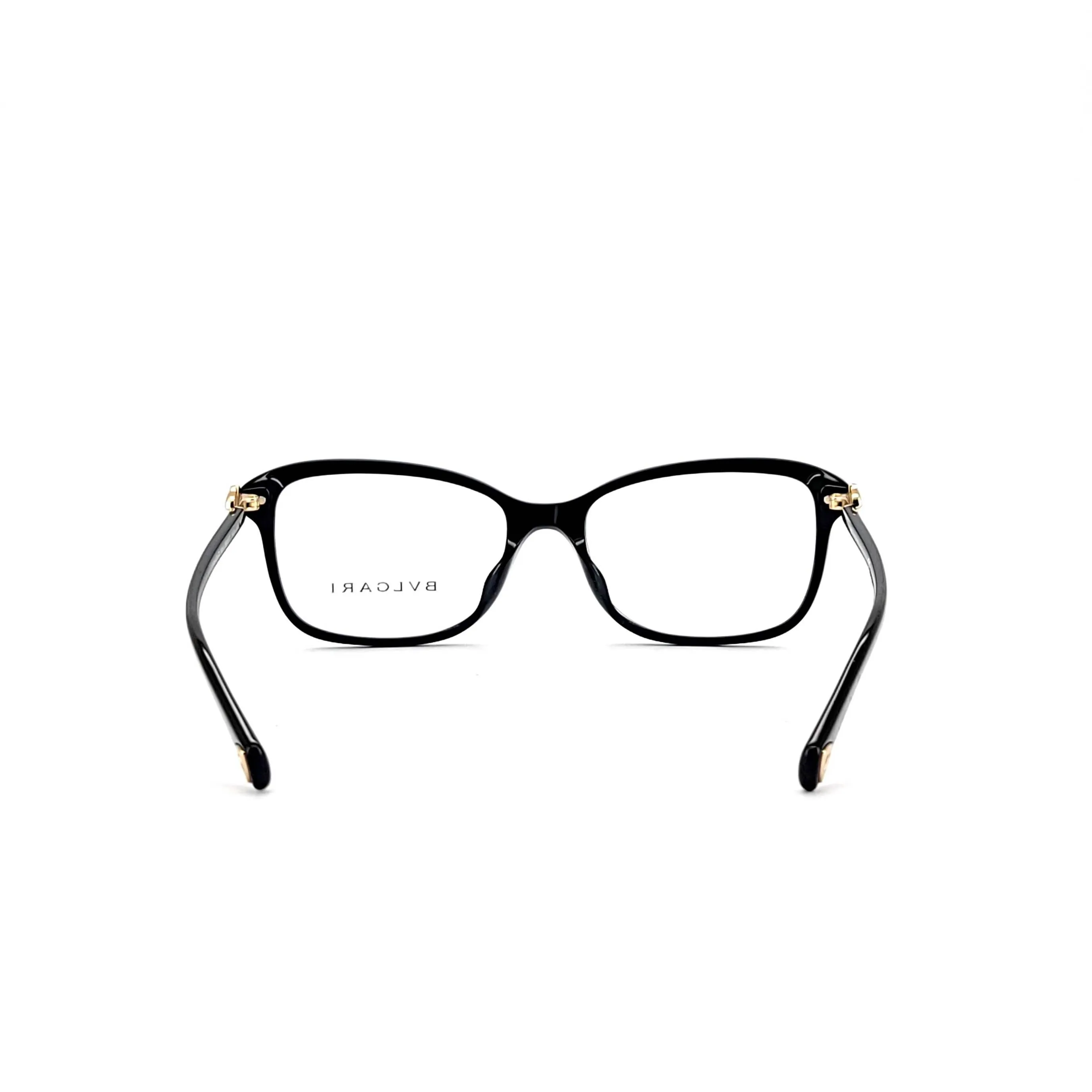 Bvlgari Women's Black Plastic Square Eyeglasses BV4191BF/501