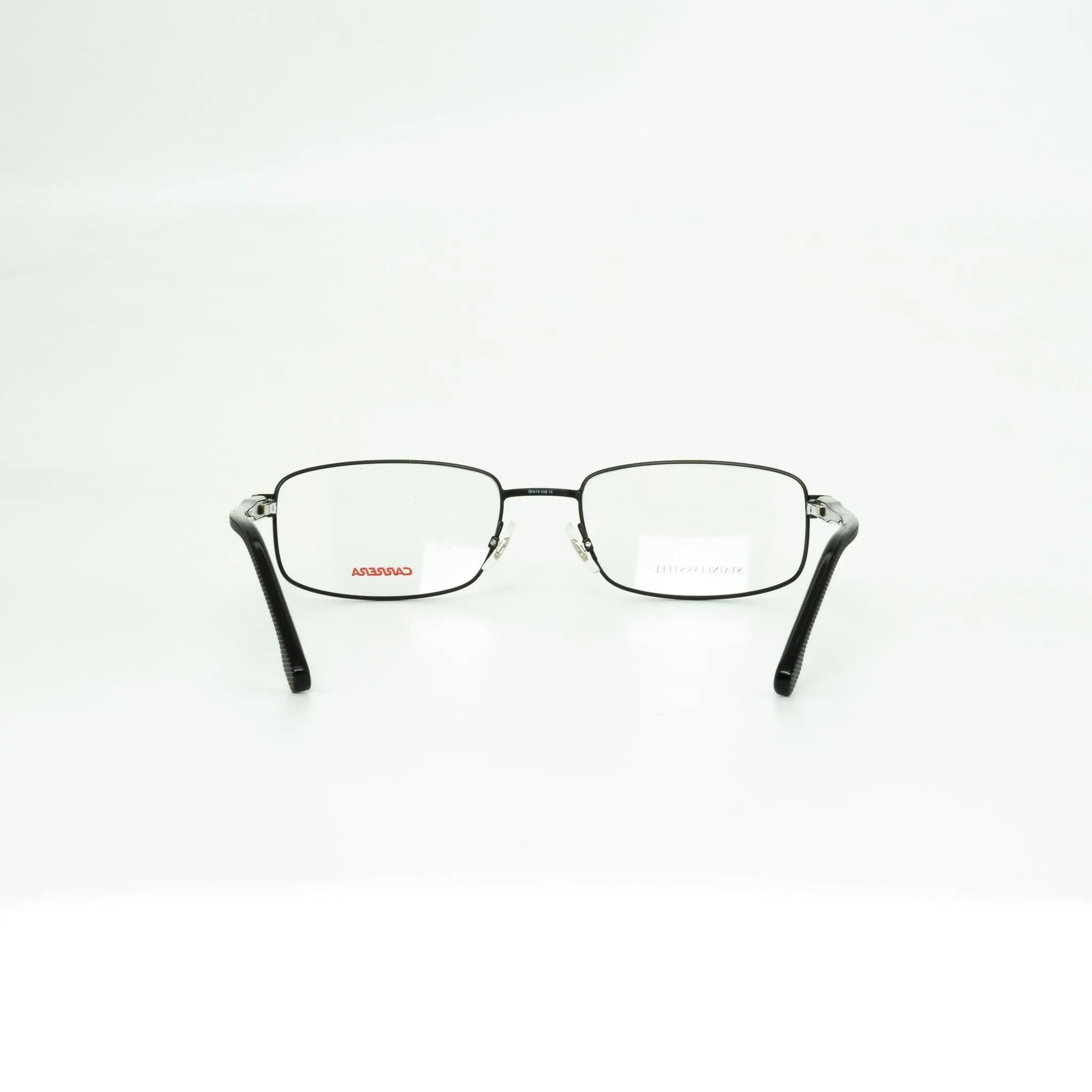 Carrera Men's Black Metal Square Eyeglasses CA26400355