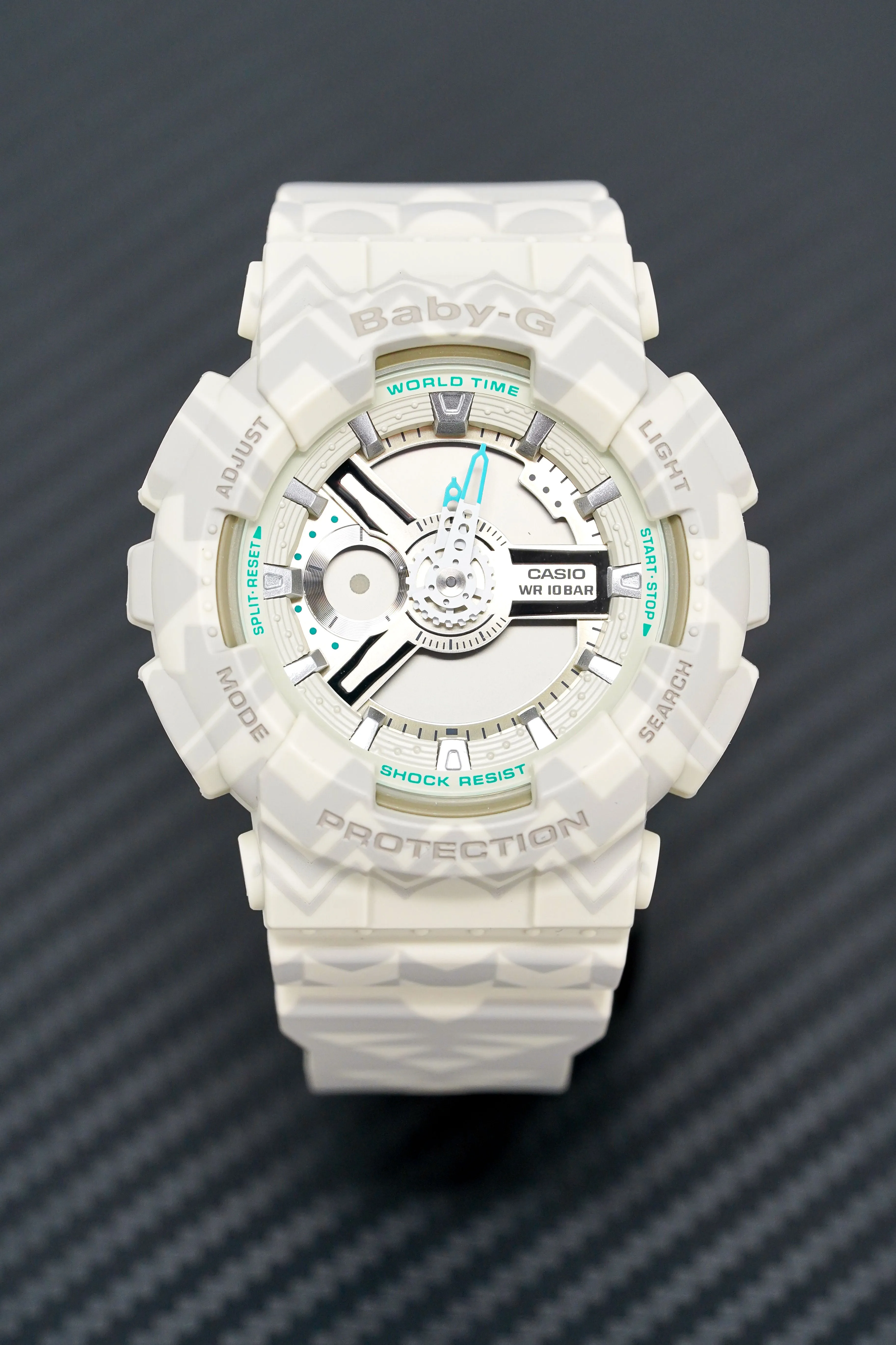 Casio Baby-G Watch Ladies Tribal Pattern Grey BA-110TP-8ADR