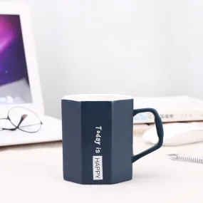 Creative ceramic cup diamond