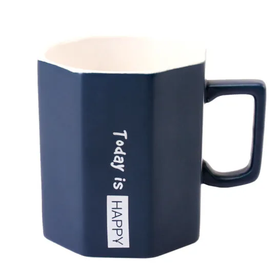 Creative ceramic cup diamond
