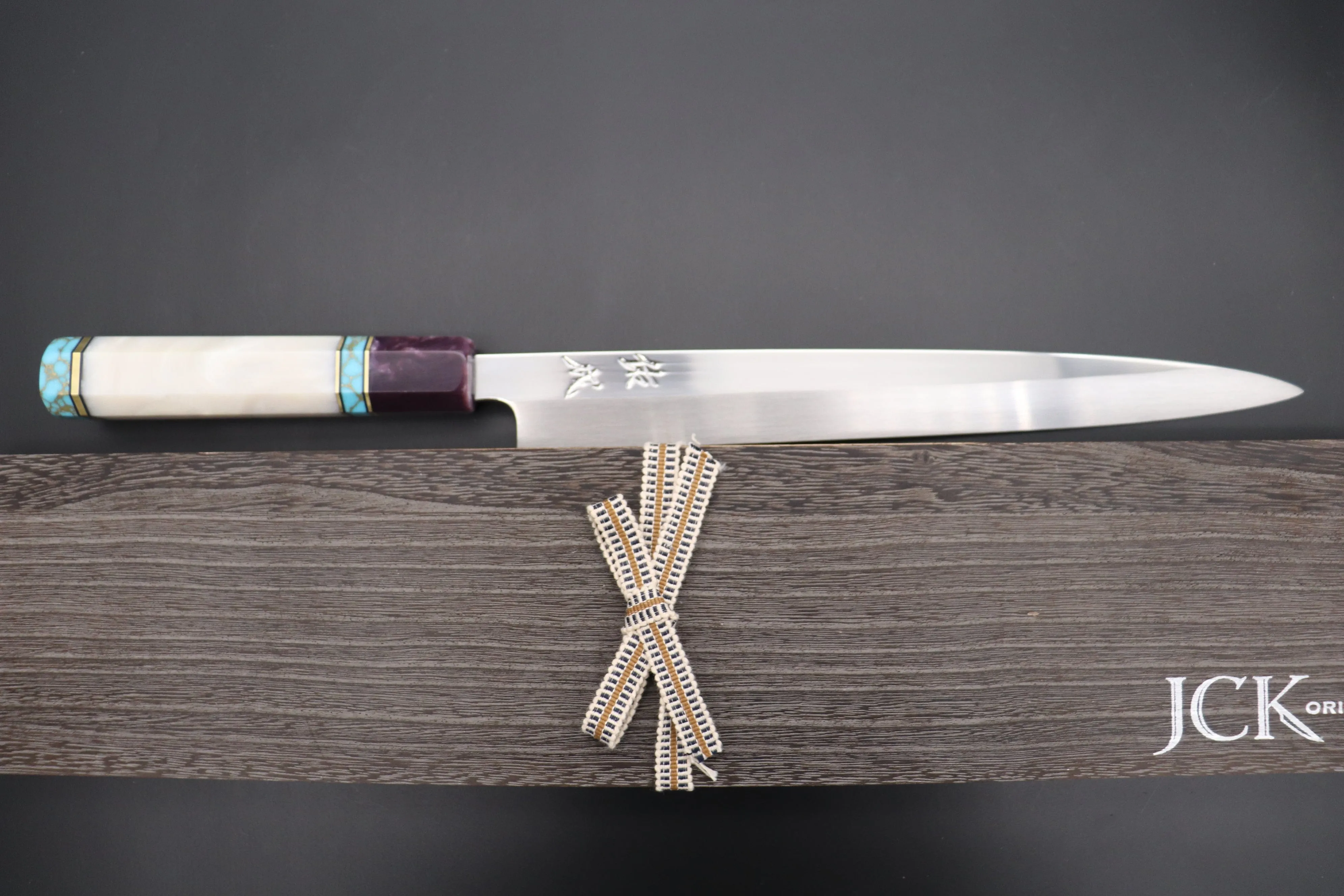 Custom Limited Edition, Sukenari Honyaki SG-II Series HSG-4 Yanagiba 270mm (10.6 Inch, Single Bevel Edge)