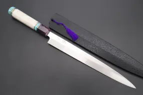 Custom Limited Edition, Sukenari Honyaki SG-II Series HSG-4 Yanagiba 270mm (10.6 Inch, Single Bevel Edge)