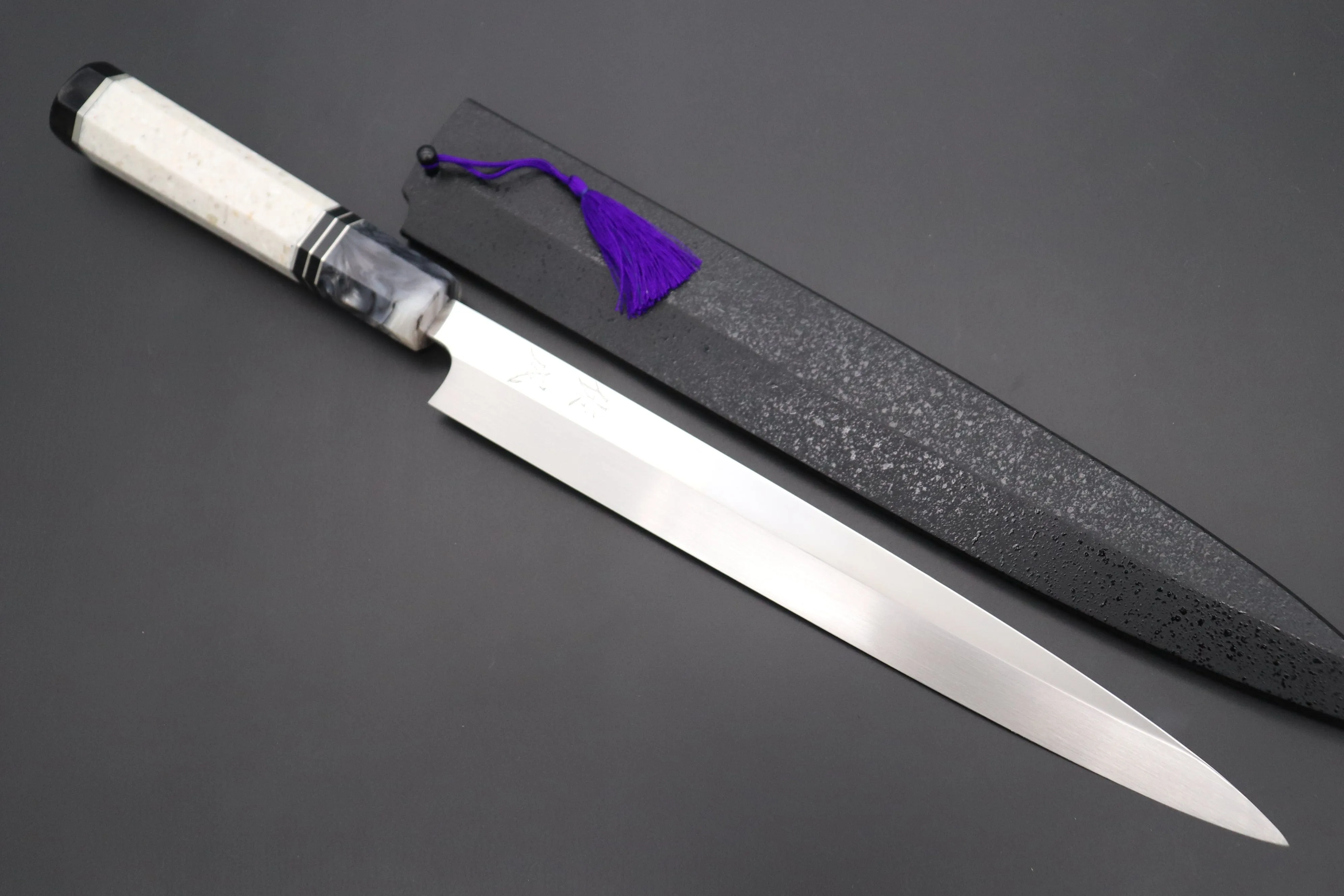 Custom Limited Edition, Sukenari Honyaki SG-II Series HSG-5 Yanagiba 270mm (10.6 Inch, Single Bevel Edge)