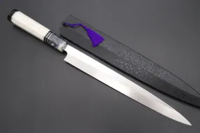 Custom Limited Edition, Sukenari Honyaki SG-II Series HSG-5 Yanagiba 270mm (10.6 Inch, Single Bevel Edge)