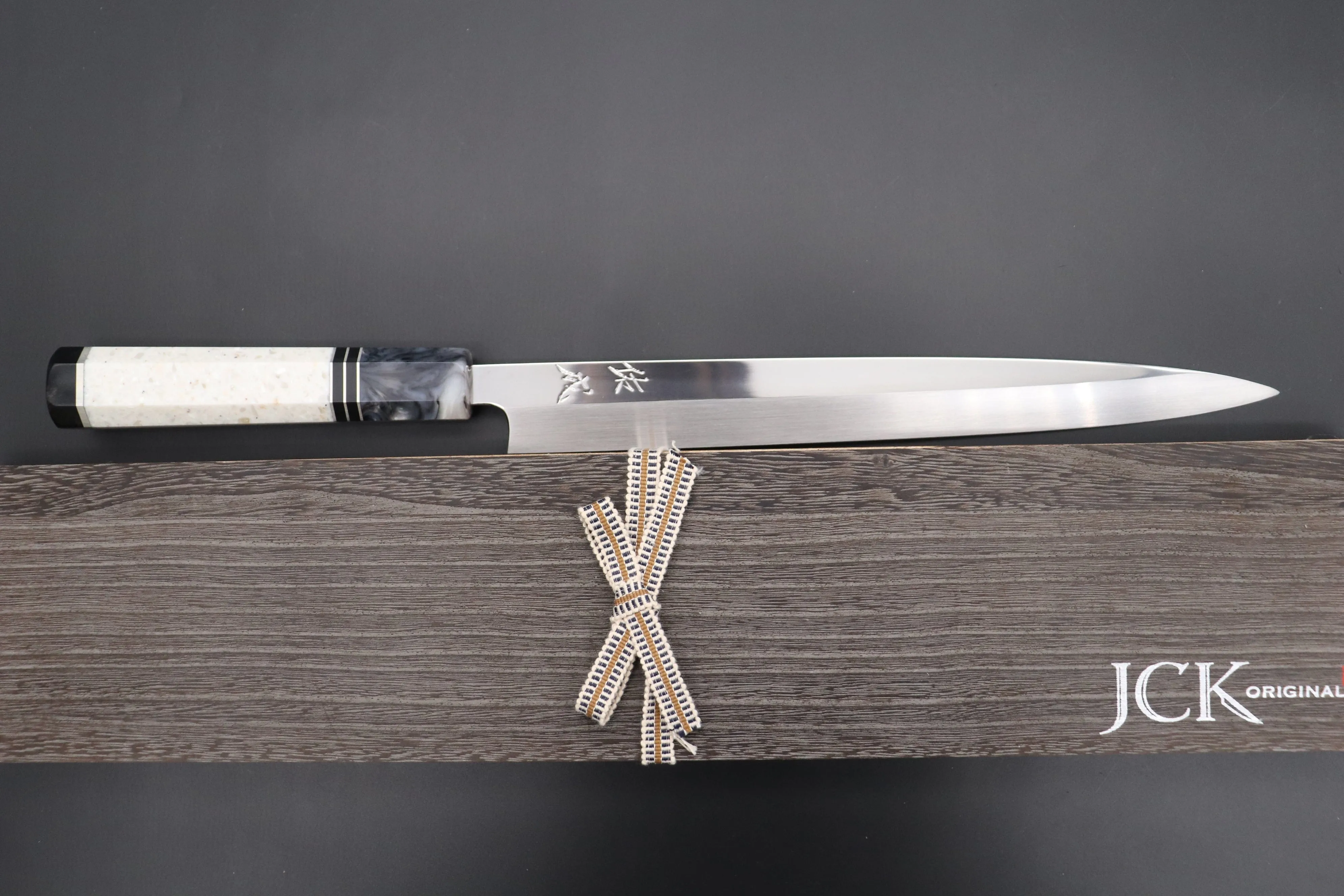 Custom Limited Edition, Sukenari Honyaki SG-II Series HSG-5 Yanagiba 270mm (10.6 Inch, Single Bevel Edge)