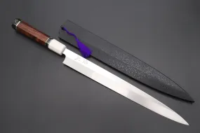 Custom Limited Edition, Sukenari Honyaki SG-II Series HSG-6 Yanagiba 300mm (11.8 Inch, Single Bevel Edge)