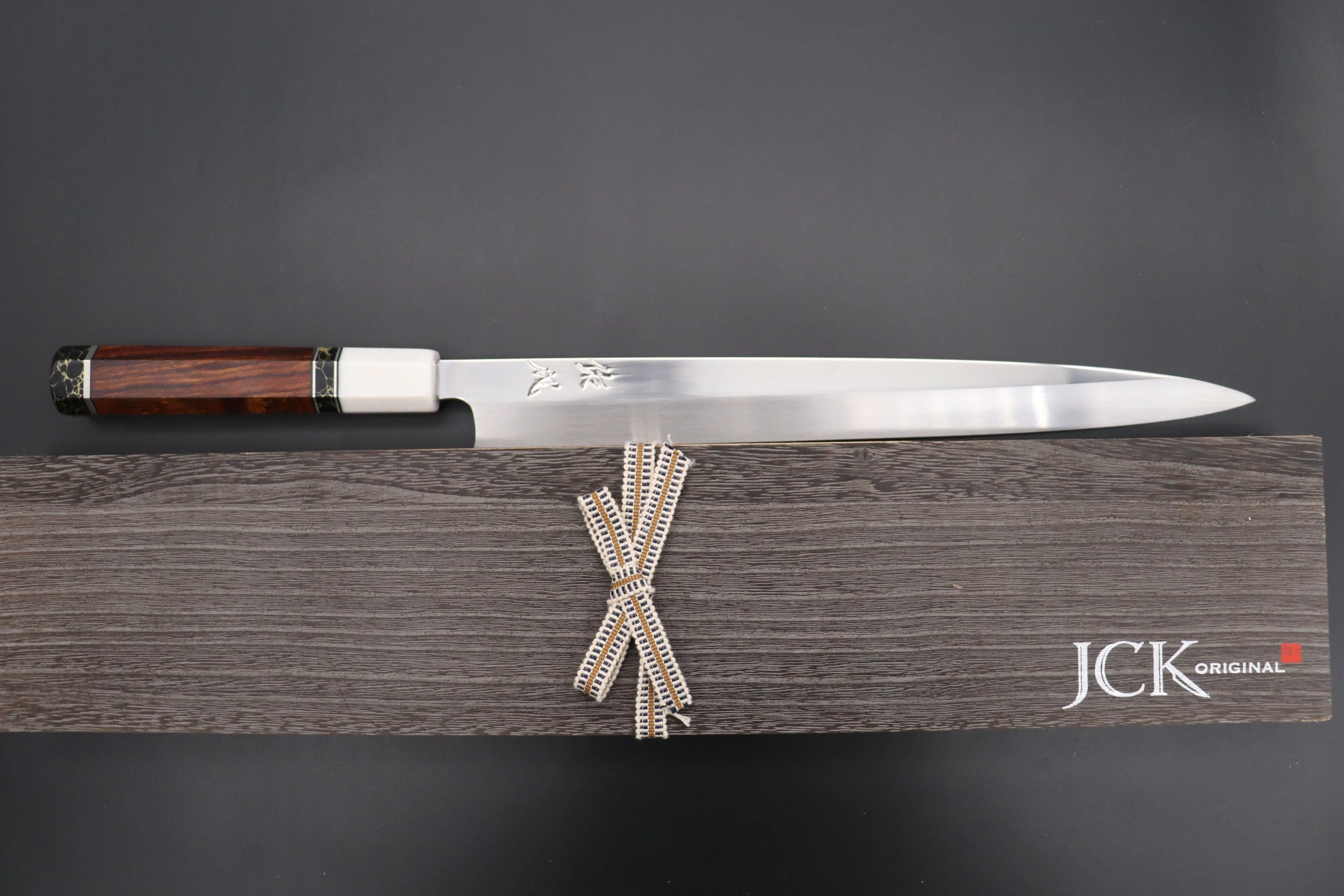 Custom Limited Edition, Sukenari Honyaki SG-II Series HSG-6 Yanagiba 300mm (11.8 Inch, Single Bevel Edge)