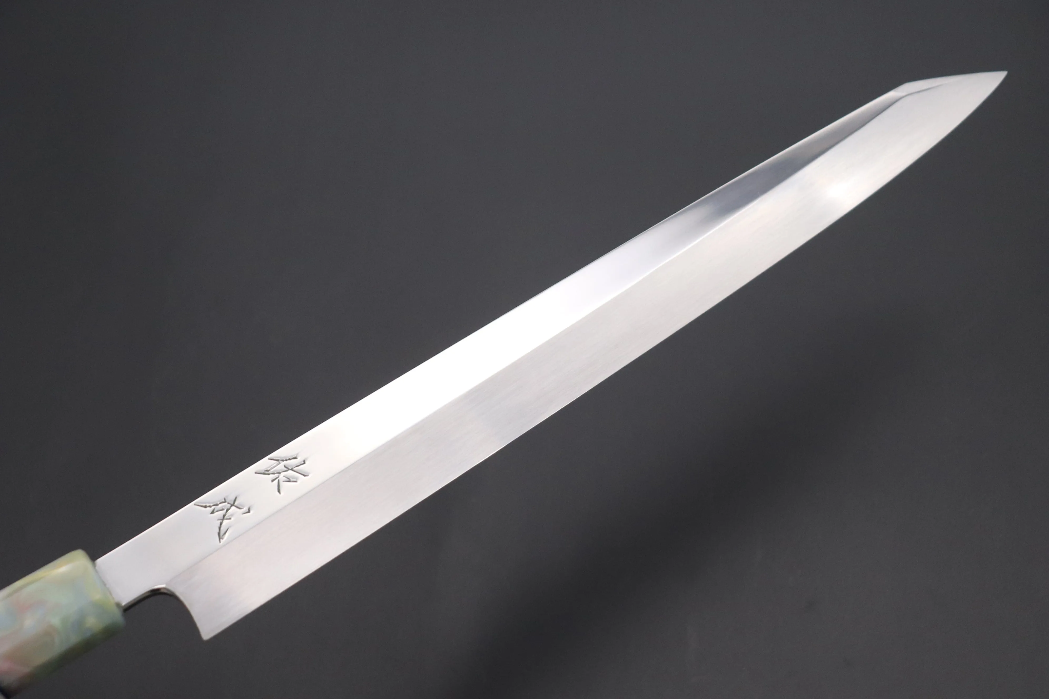 Custom Limited Edition, Sukenari Honyaki SG-II Series HSG-8 Kiritsuke Yanagiba 300mm (11.8 Inch, Single Bevel Edge)