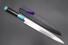 Custom Limited Edition, Sukenari Special Steel Series SG-II Hon Kasumi Yanagiba 270mm (10.6 inch, Single Bevel Edge, SCL-442)
