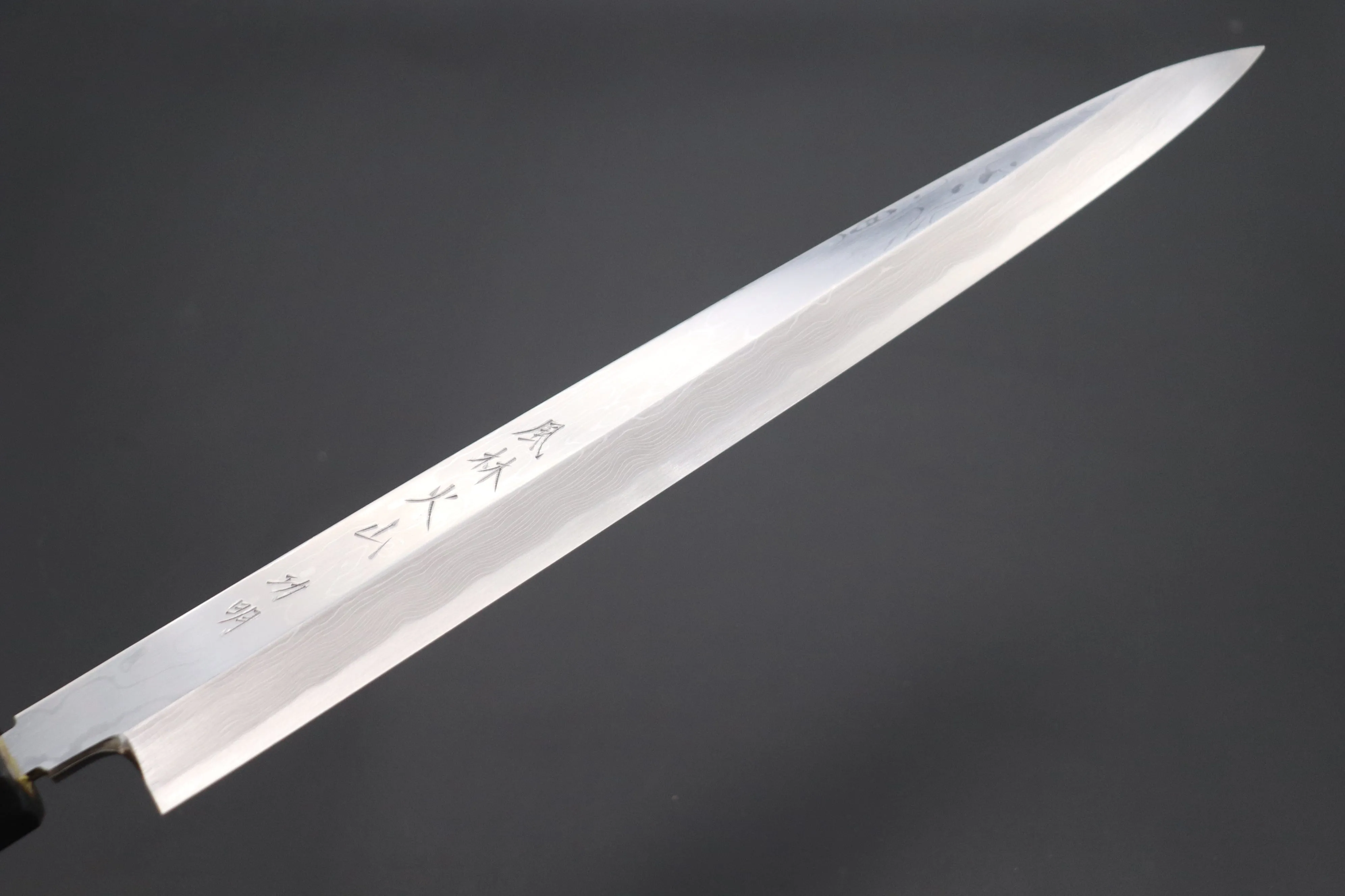 Fu-Rin-Ka-Zan Limited, Blue Steel No.2 Suminagashi Yanagiba (270mm and Yanagiba 300mm, 2 Sizes)