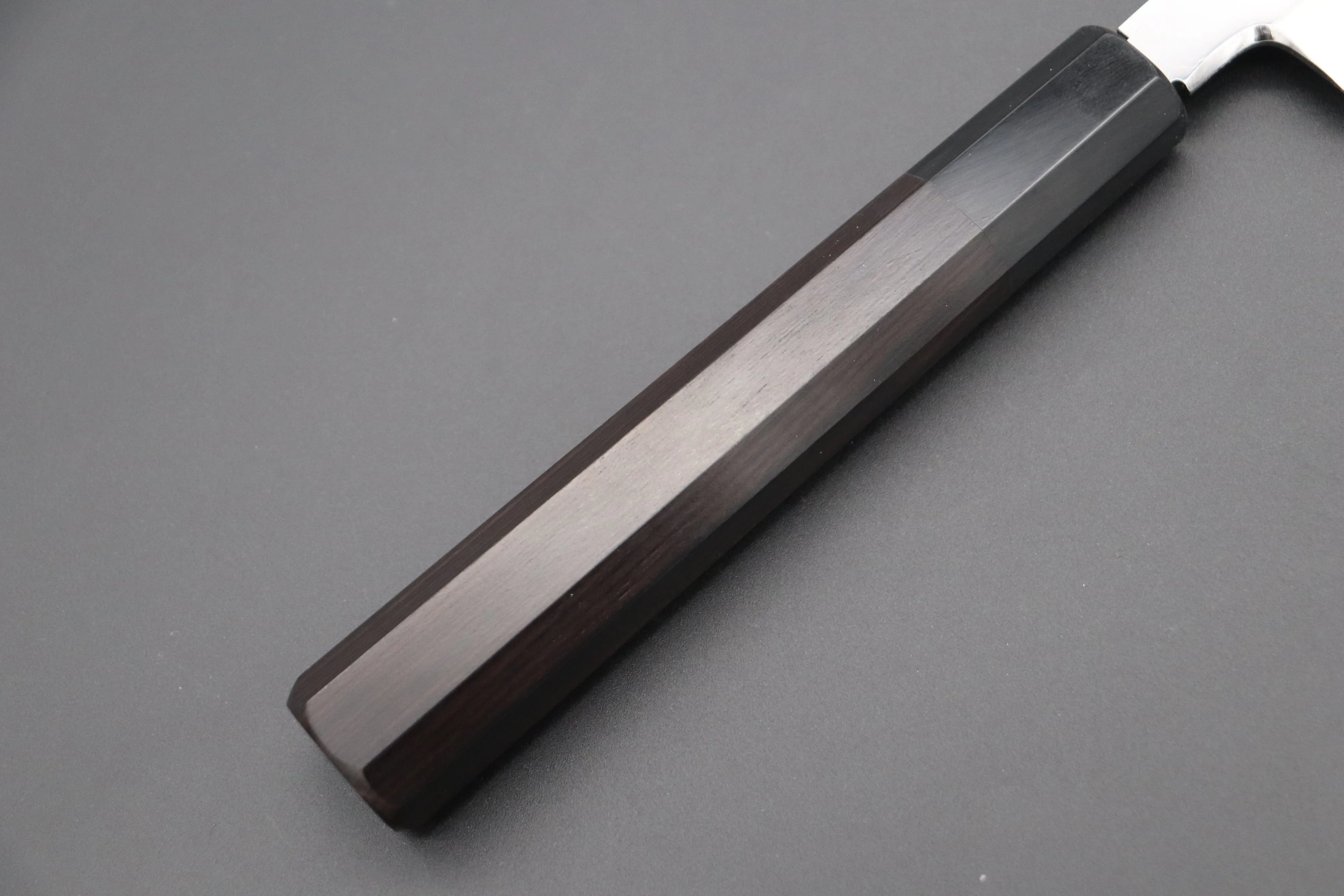 Fu-Rin-Ka-Zan Limited, FSO-84 Solid VG-10 blade Fuguhiki 300mm (11.8 Inch, Perfectly Mirror Polished, Octagonal Ebonywood Handle)