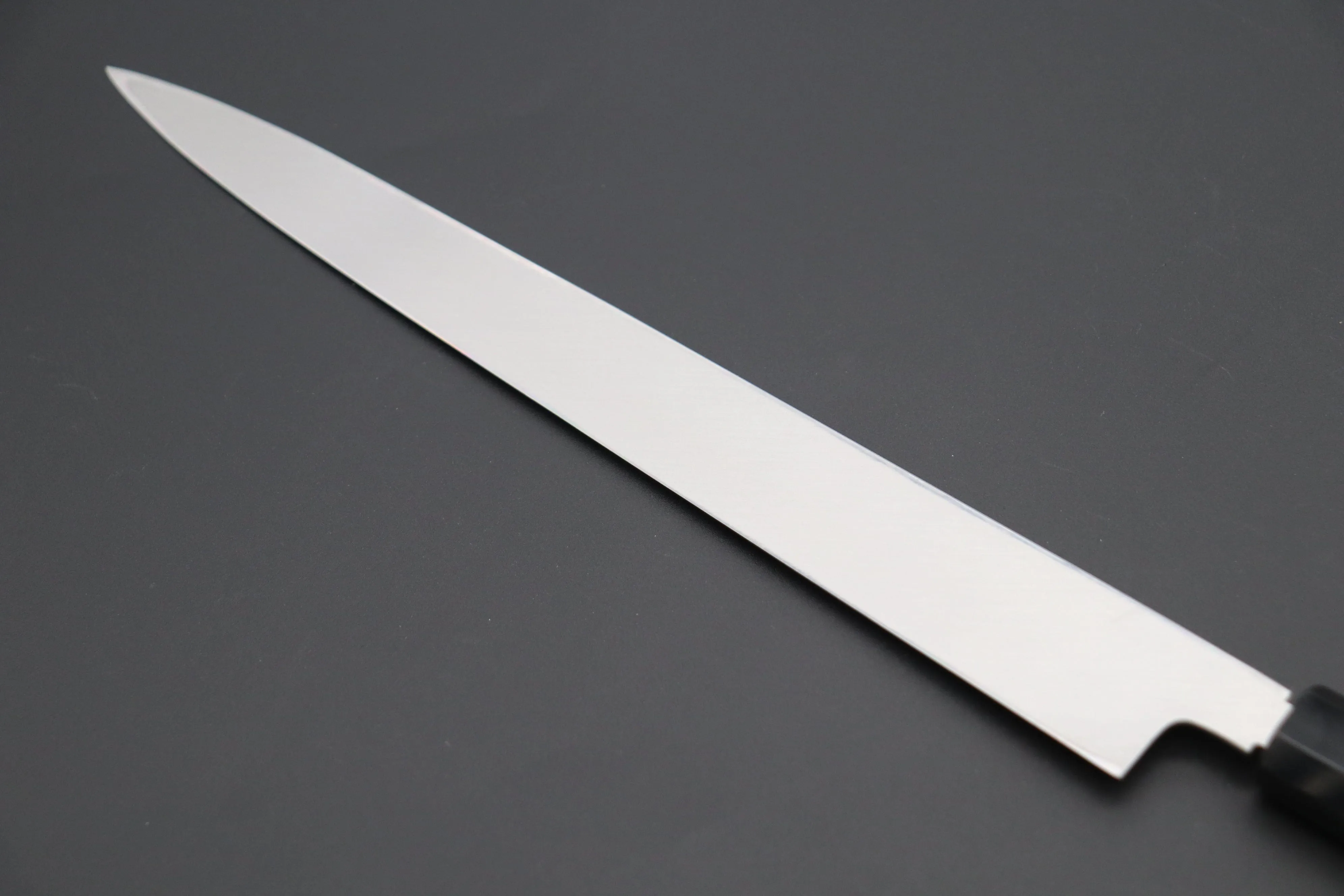 Fu-Rin-Ka-Zan Limited, FSO-84 Solid VG-10 blade Fuguhiki 300mm (11.8 Inch, Perfectly Mirror Polished, Octagonal Ebonywood Handle)