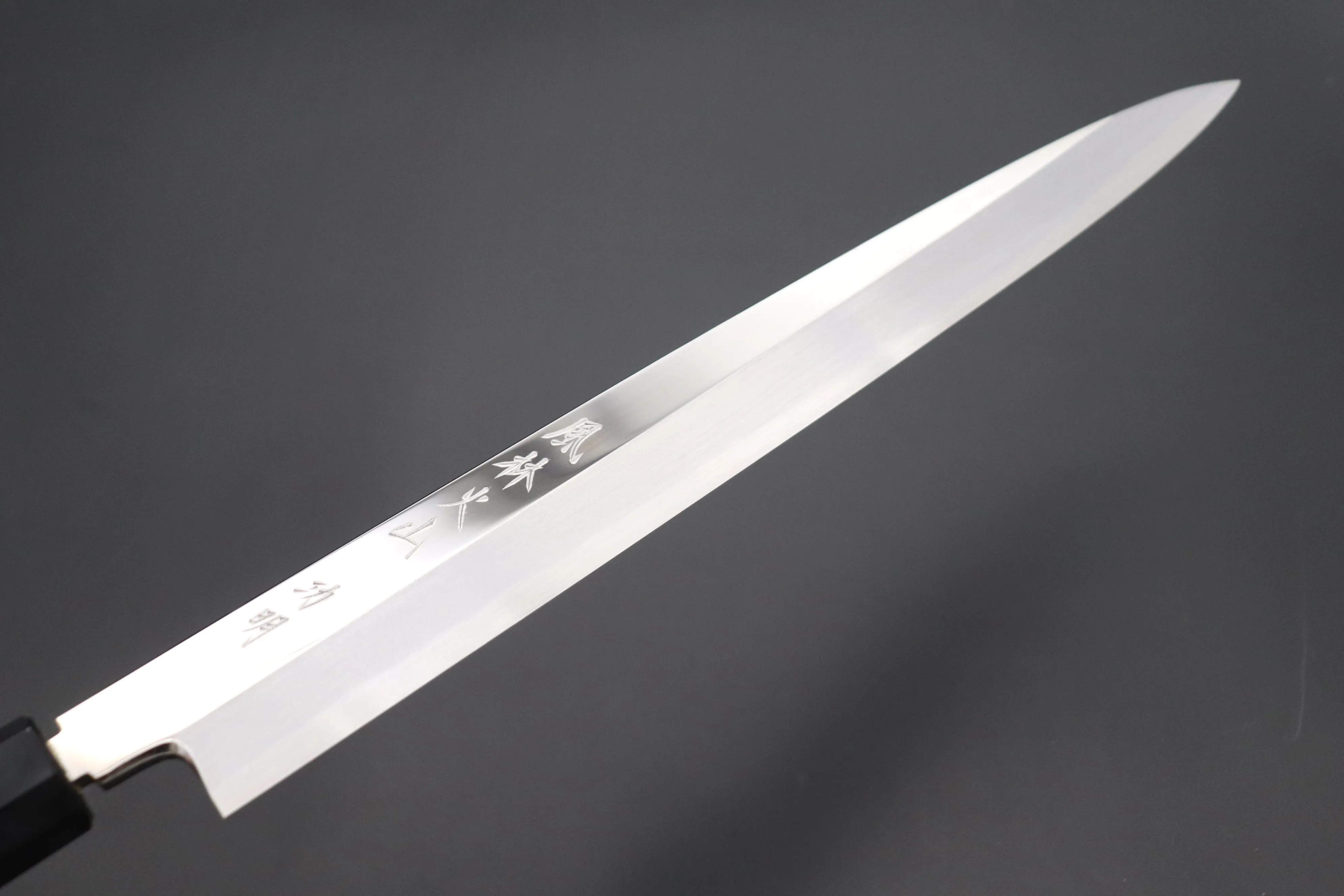 Fu-Rin-Ka-Zan Limited, Hon Kasumi Blue Steel No.1 Yanagiba 300mm (Perfectly Mirror Polished Blade, 11.8 Inch, FSO-66)