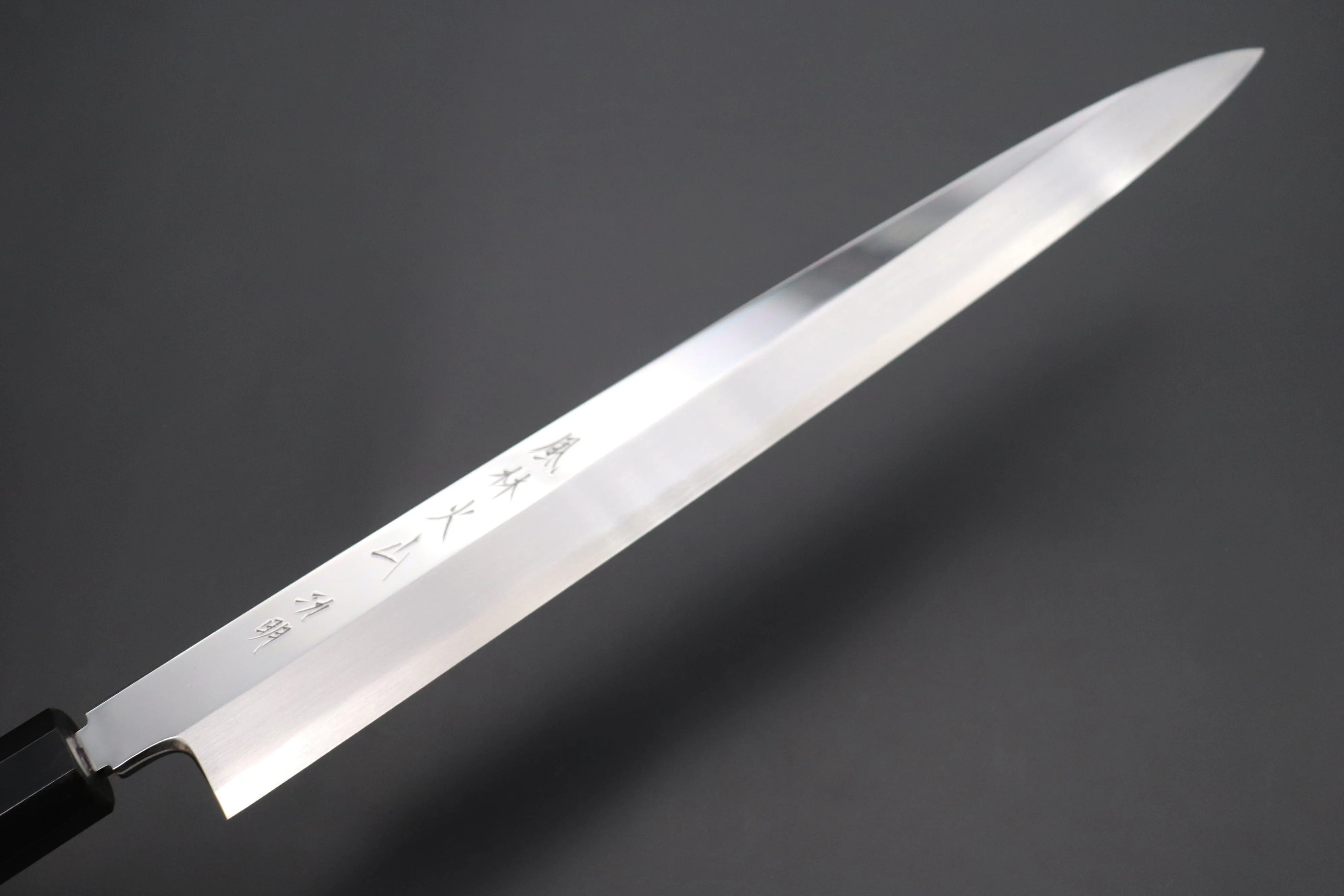 Fu-Rin-Ka-Zan Limited, Hon Kasumi Blue Steel No.1 Yanagiba 300mm (Perfectly Mirror Polished Blade, 11.8 Inch, FSO-67)