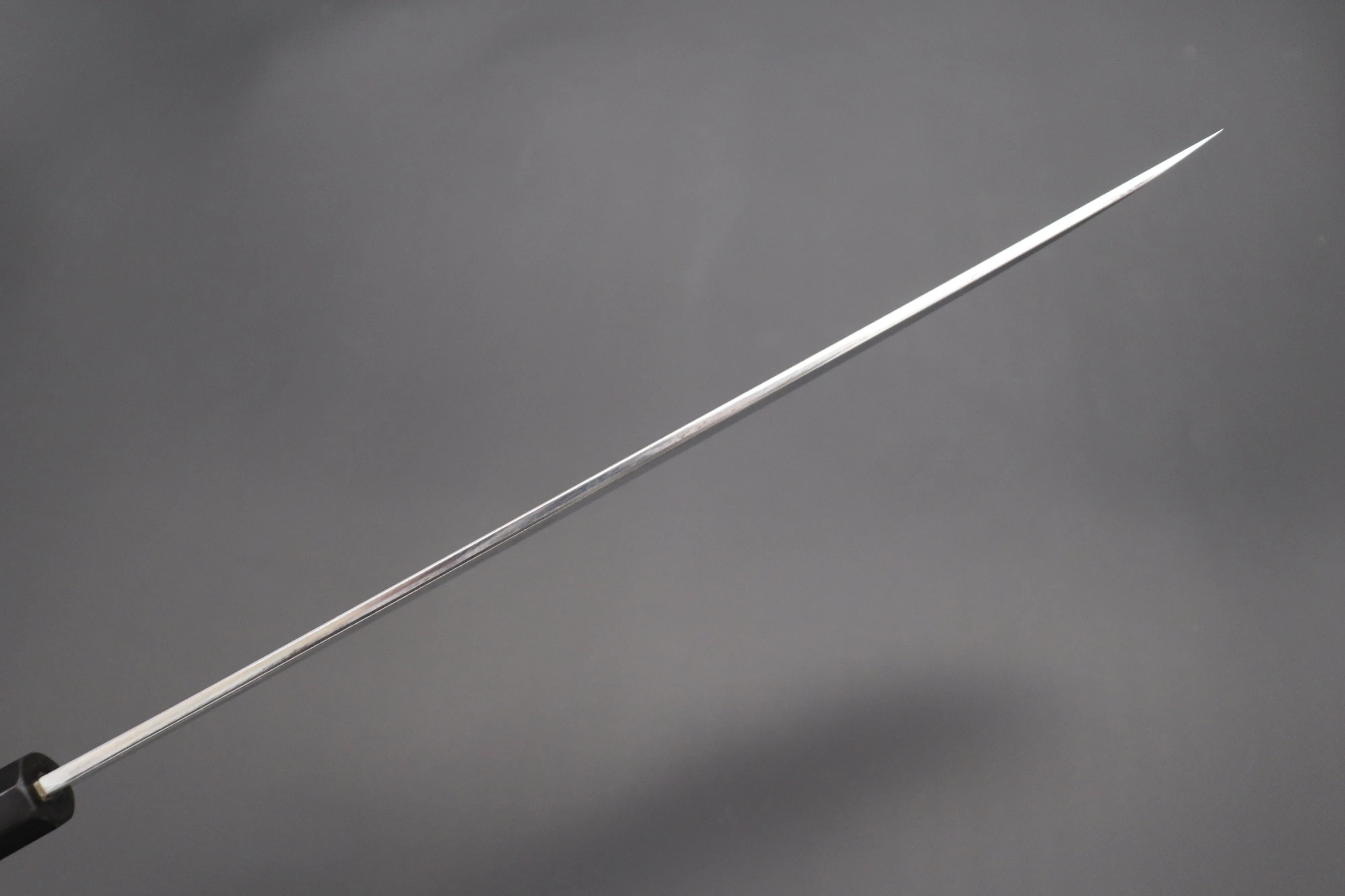 Fu-Rin-Ka-Zan Limited, Solid VG-10 Special Order Made FSO-78 "SABER" Yanagiba 270mm (10.6 Inch, Perfectly Mirror Polished, Octagonal Ebonywood Handle)