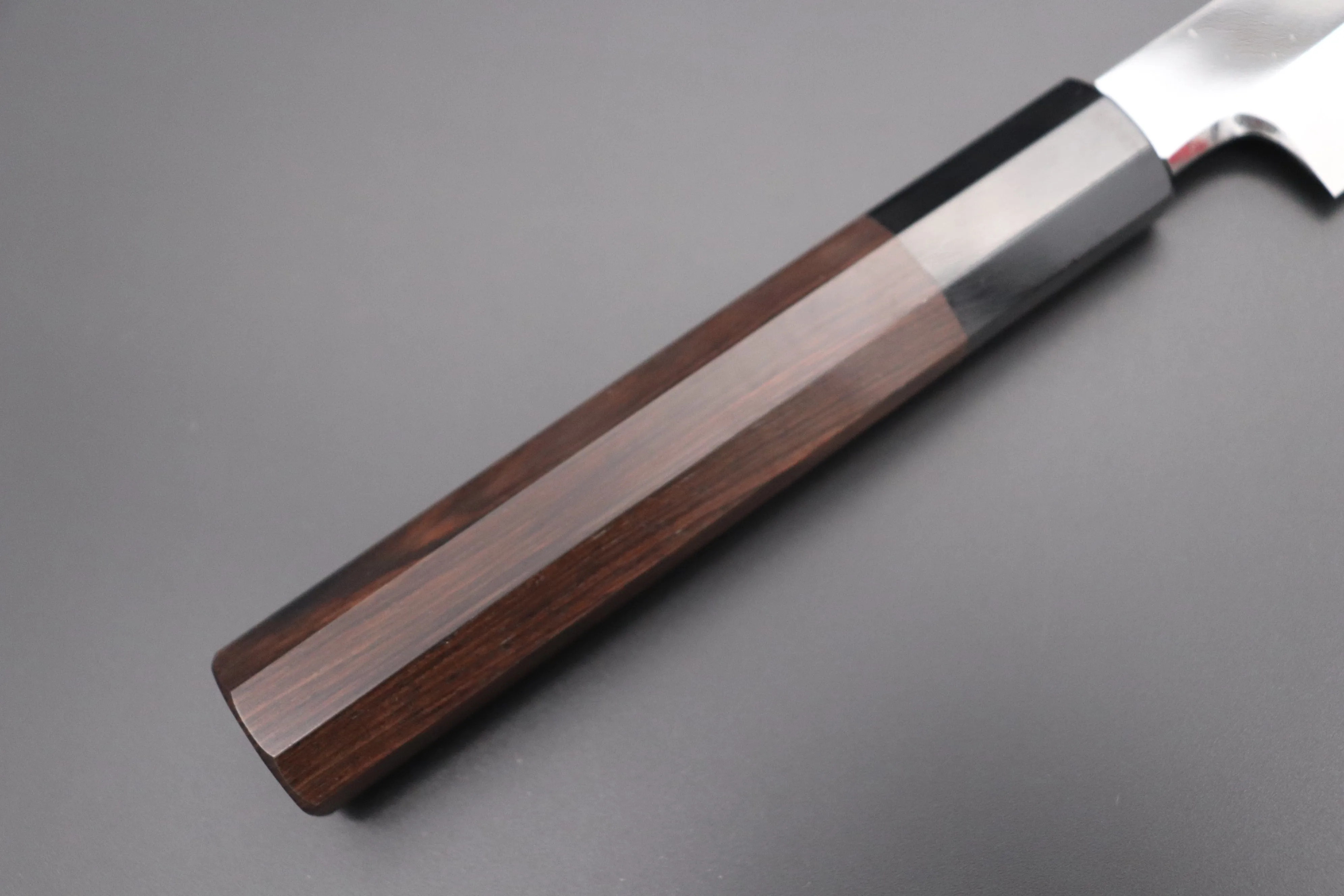 Fu-Rin-Ka-Zan Limited, Solid VG-10 Special Order Made FSO-78 "SABER" Yanagiba 270mm (10.6 Inch, Perfectly Mirror Polished, Octagonal Ebonywood Handle)