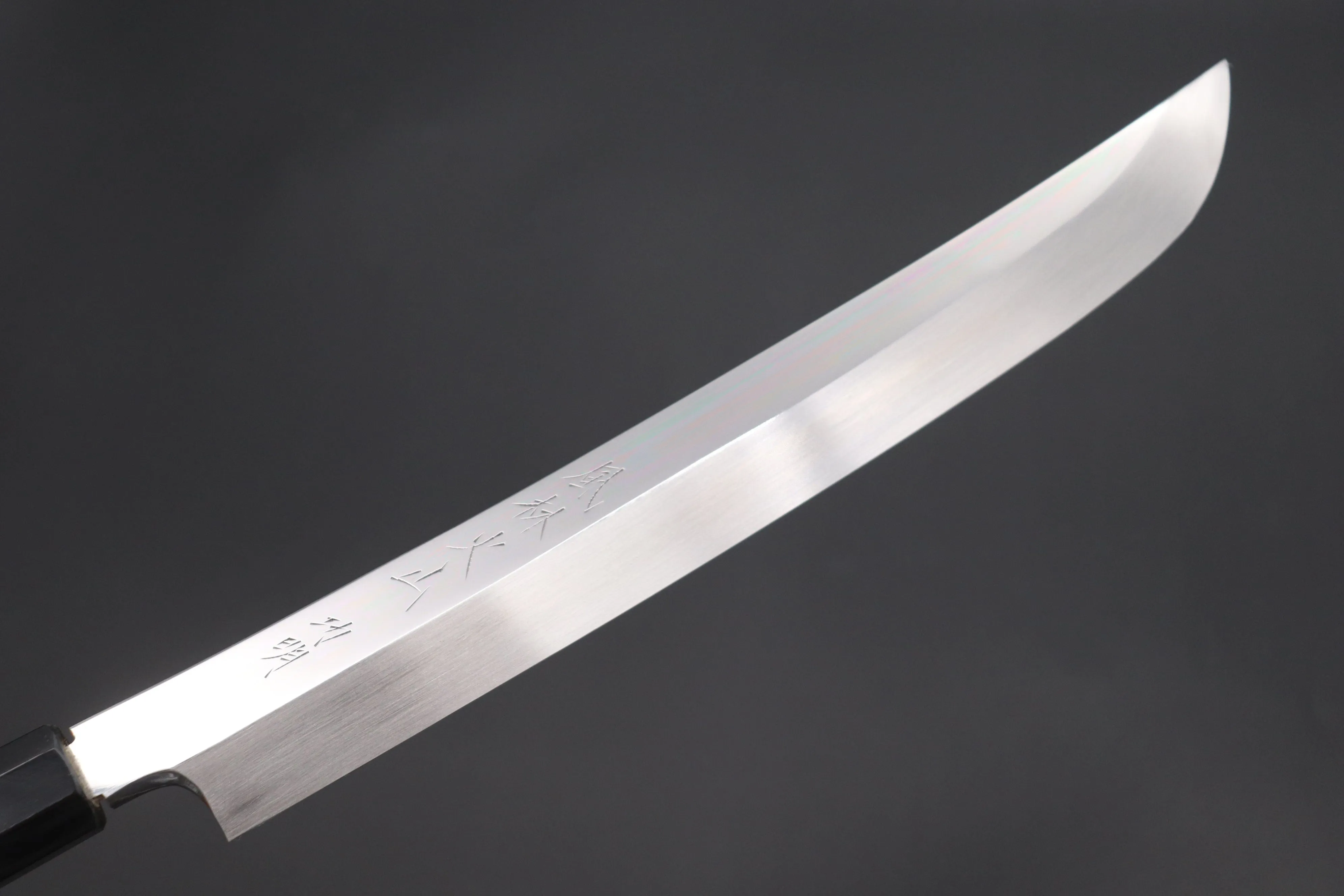 Fu-Rin-Ka-Zan Limited, Solid VG-10 Special Order Made FSO-79 "SABER" Yanagiba 270mm (10.6 Inch, Perfectly Mirror Polished, Octagonal Magnolia Wood Handle)