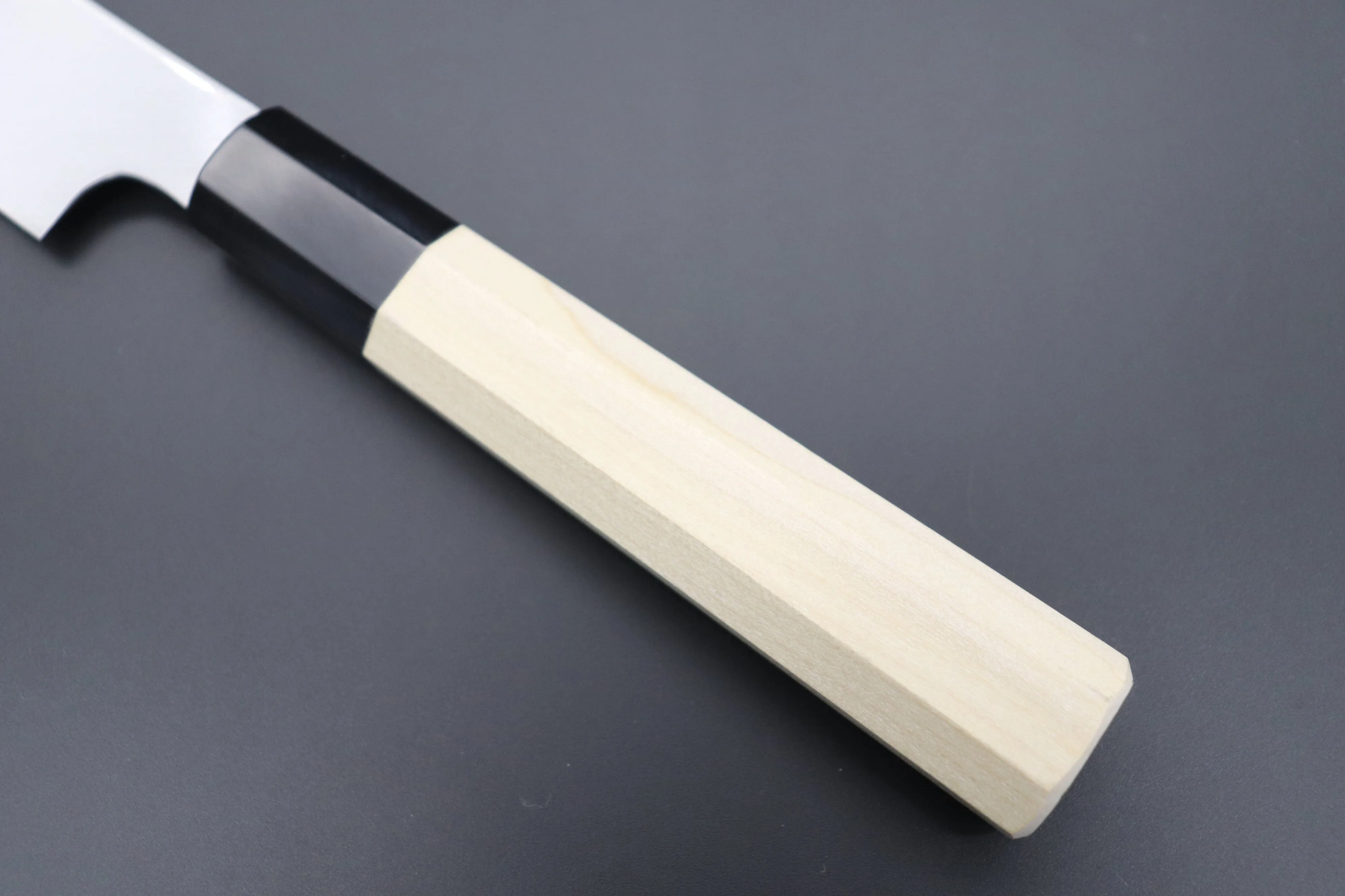 Fu-Rin-Ka-Zan Limited, Solid VG-10 Special Order Made FSO-79 "SABER" Yanagiba 270mm (10.6 Inch, Perfectly Mirror Polished, Octagonal Magnolia Wood Handle)