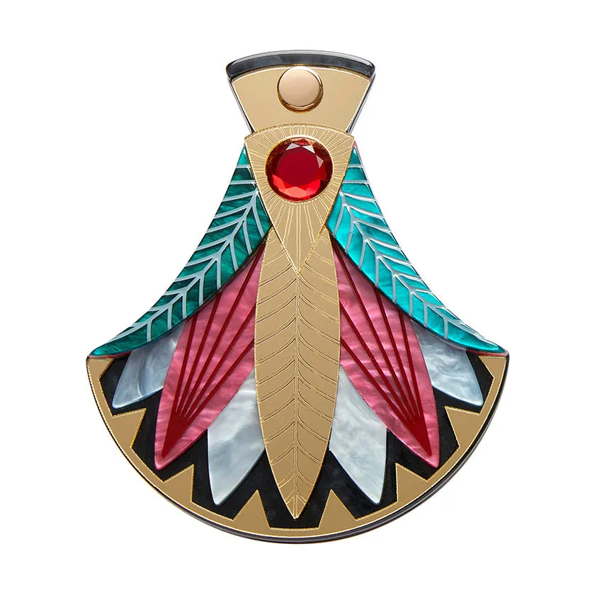 Gift of the Nile Papryus Mirror Compact by Erstwilder