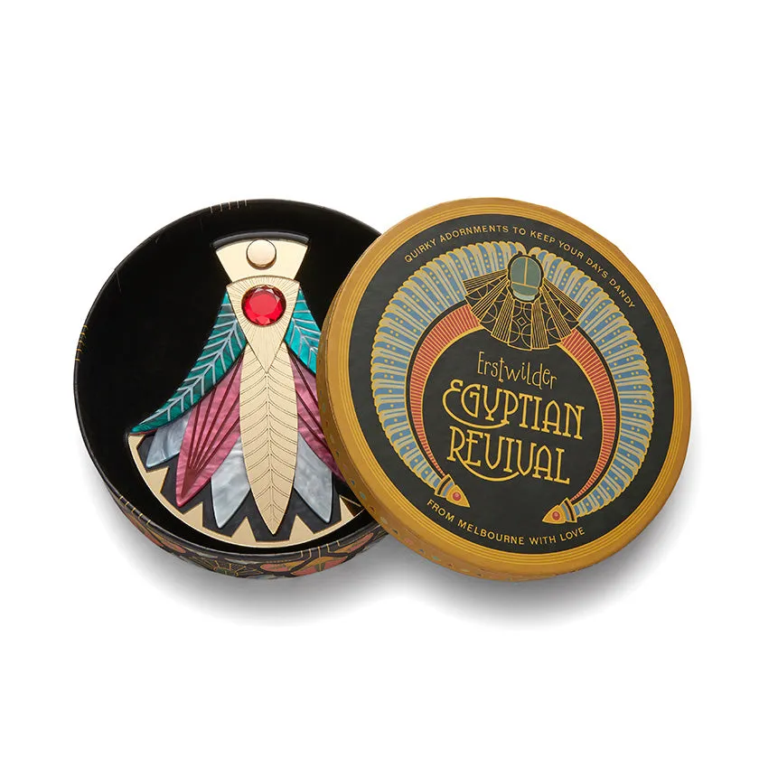 Gift of the Nile Papryus Mirror Compact by Erstwilder