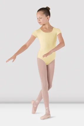 Girls Dujour Cap Sleeve Leotard