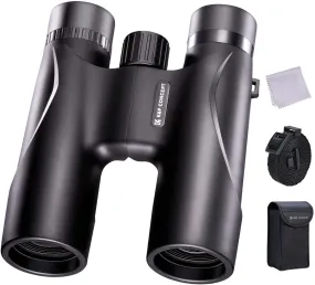 K&F Concept 12 x 32 Compact Binoculars for Children and Adults, BAK4 Prism   FMC Broadband Green Film for Bird Watching, Outdoor Adventure, Show and Concert