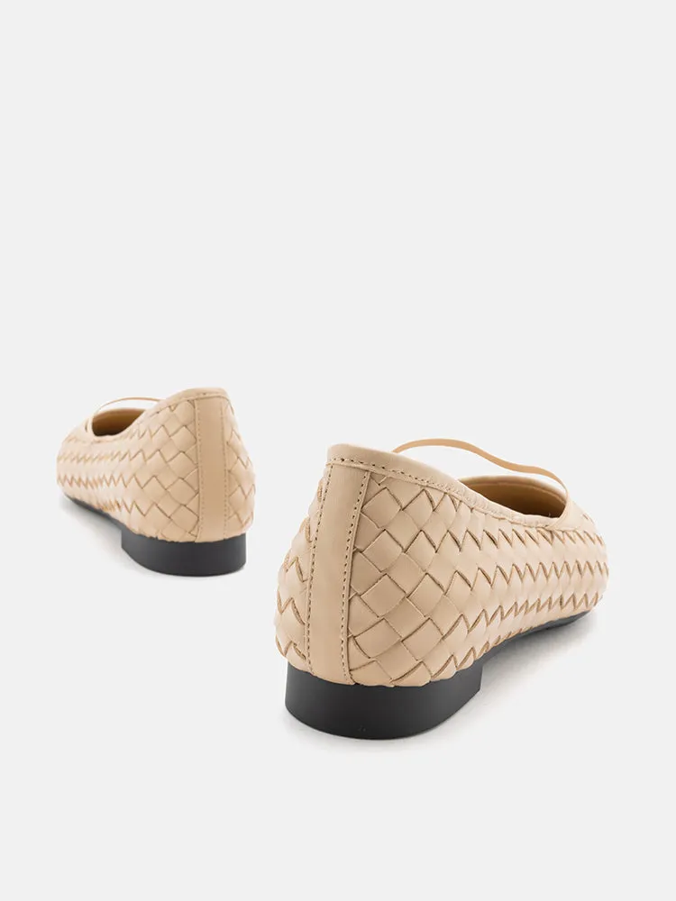 Marcella Braided Pointed Toe Flats