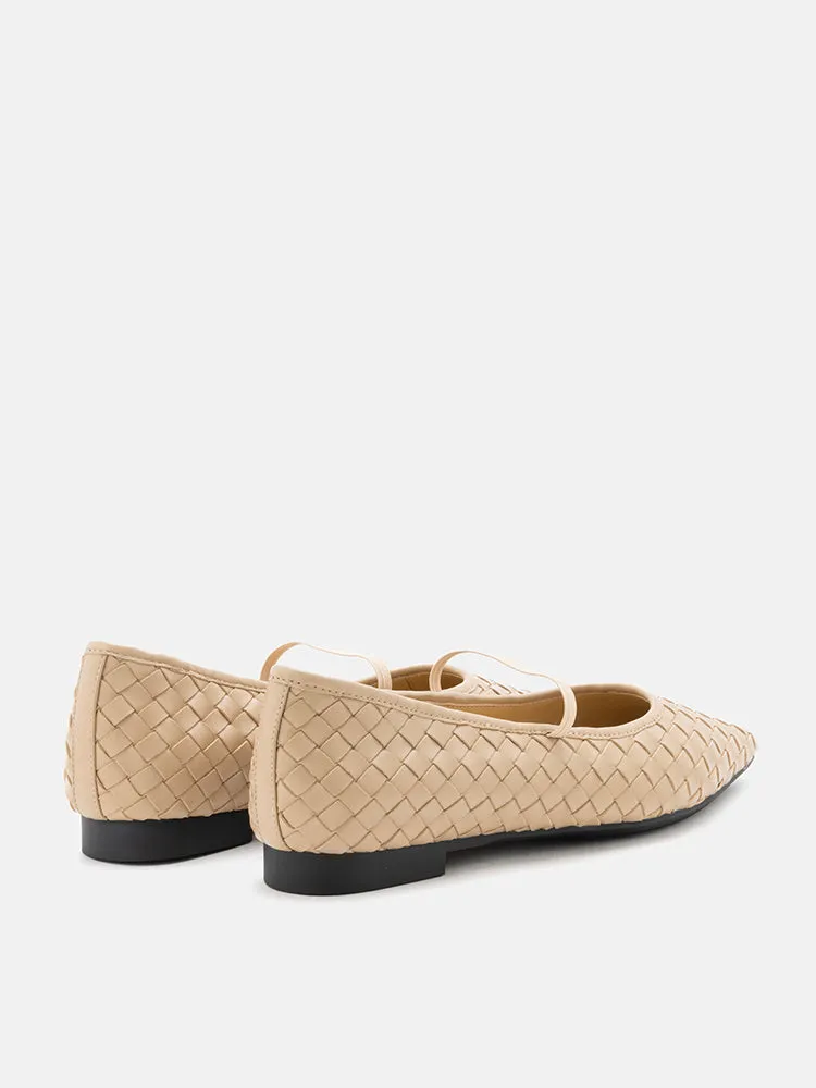 Marcella Braided Pointed Toe Flats