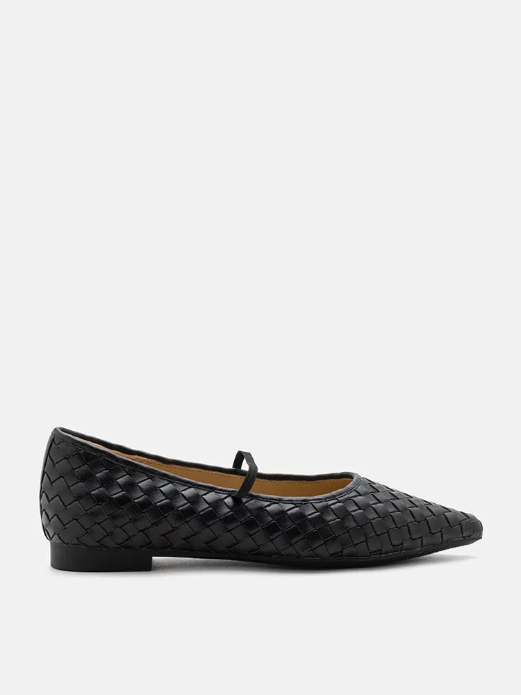 Marcella Braided Pointed Toe Flats