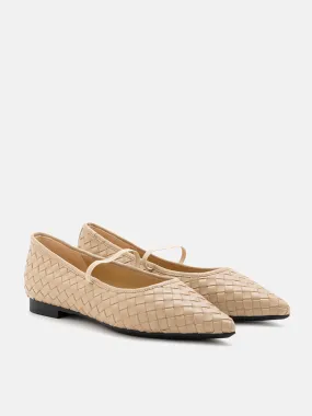 Marcella Braided Pointed Toe Flats