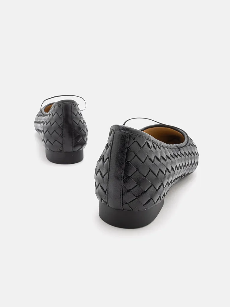 Marcella Braided Pointed Toe Flats