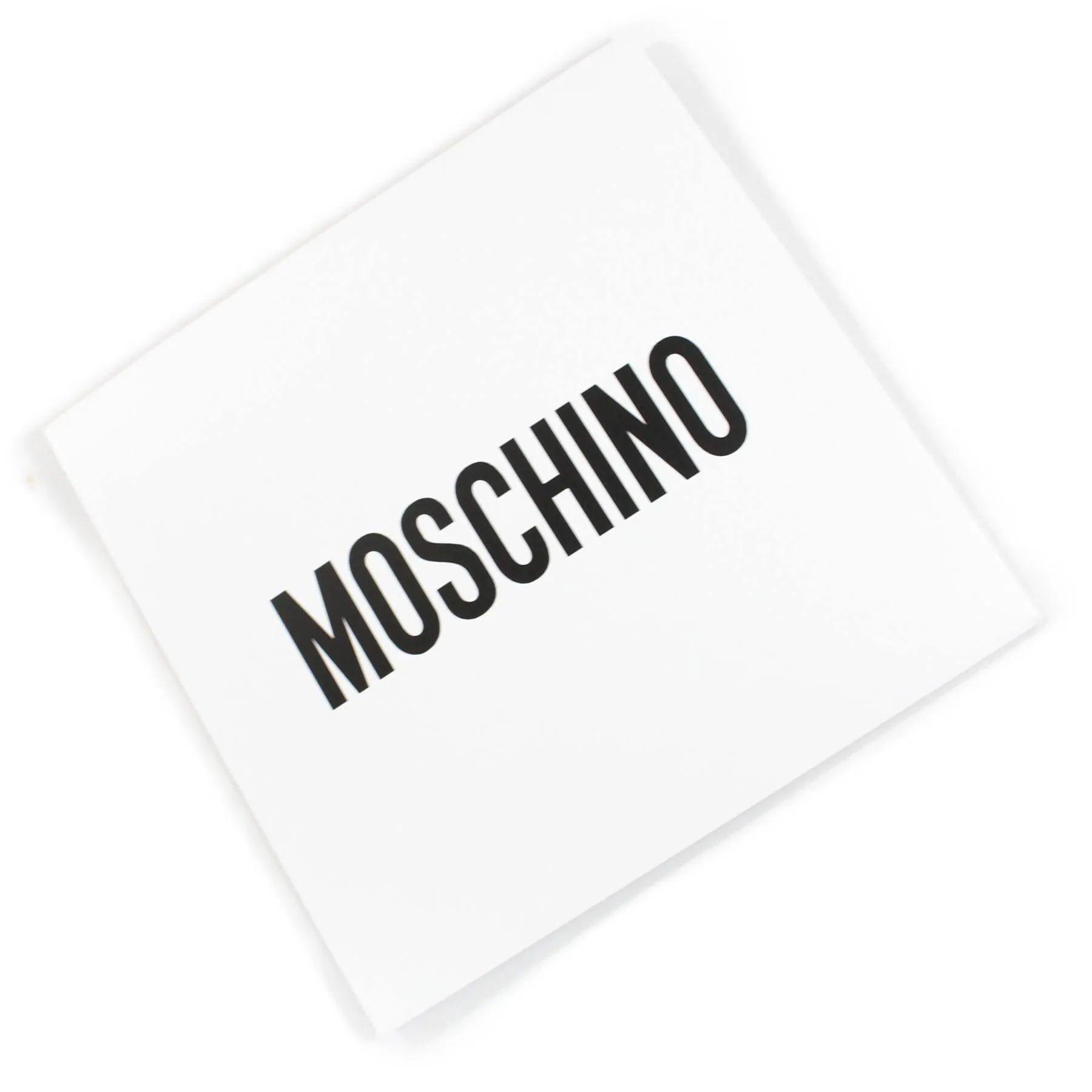 Moschino Silk Scarf Black Signature Design - Square Foulard - Spring/ Summer 2024 Collection