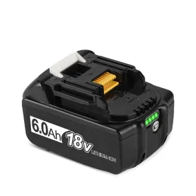 ONEVAN 18V 6.0Ah Lithium ion Battery Fit for Makita 18V Battery